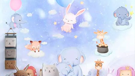 Espaço KIDS com Tema de Animais